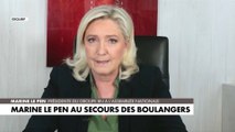 Le message de Marine Le Pen aux boulangers