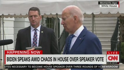 Joe Biden calls GOP House Speaker chaos ‘embarrassing’