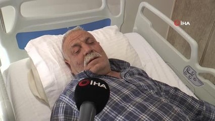 Tekerlekli sandalye ile geldi yürüyerek çıktı