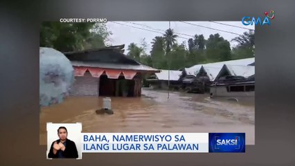 Baha, namerwisyo sa ilang lugar sa Palawan | Saksi