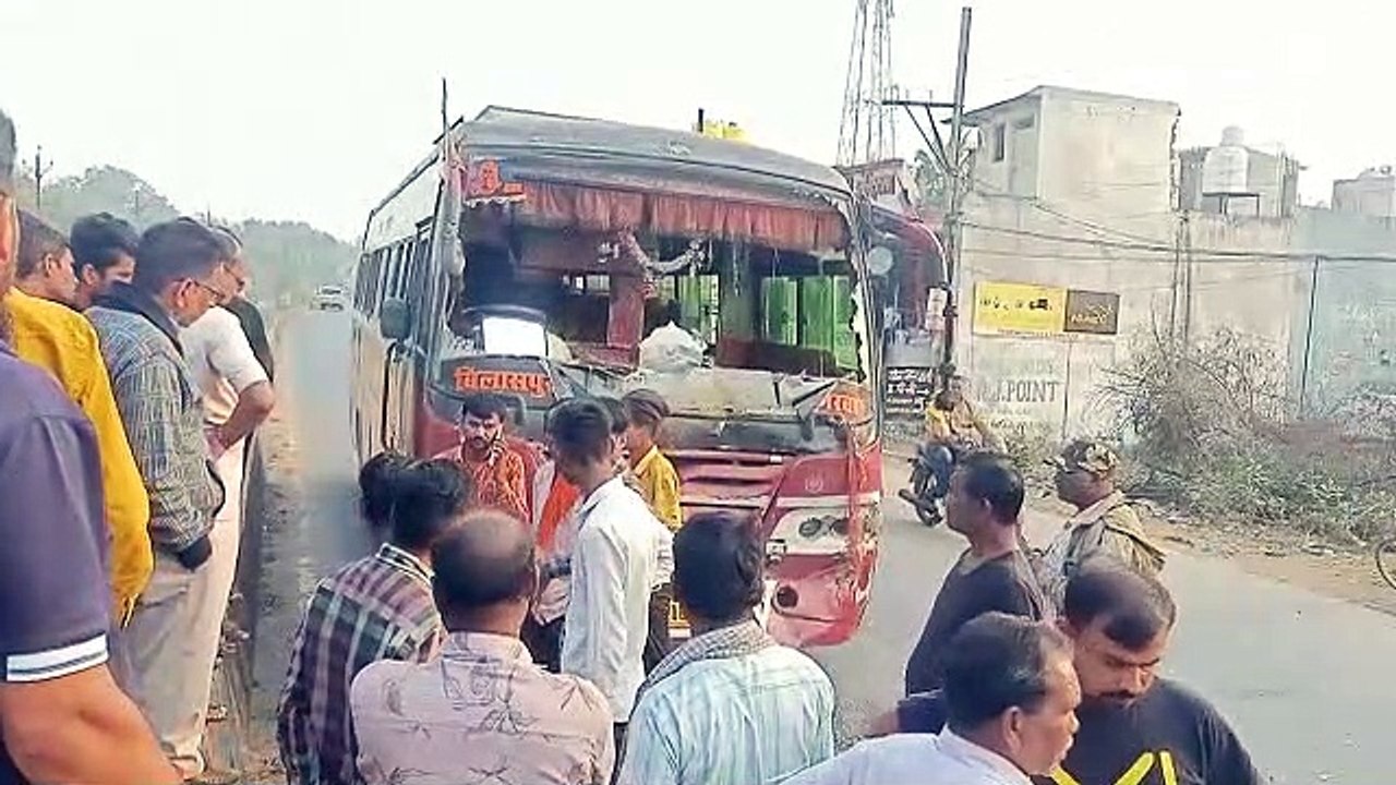 Unbridled speed wreaking havoc, uncontrolled bus hit another bus, passengers narrowly escaped