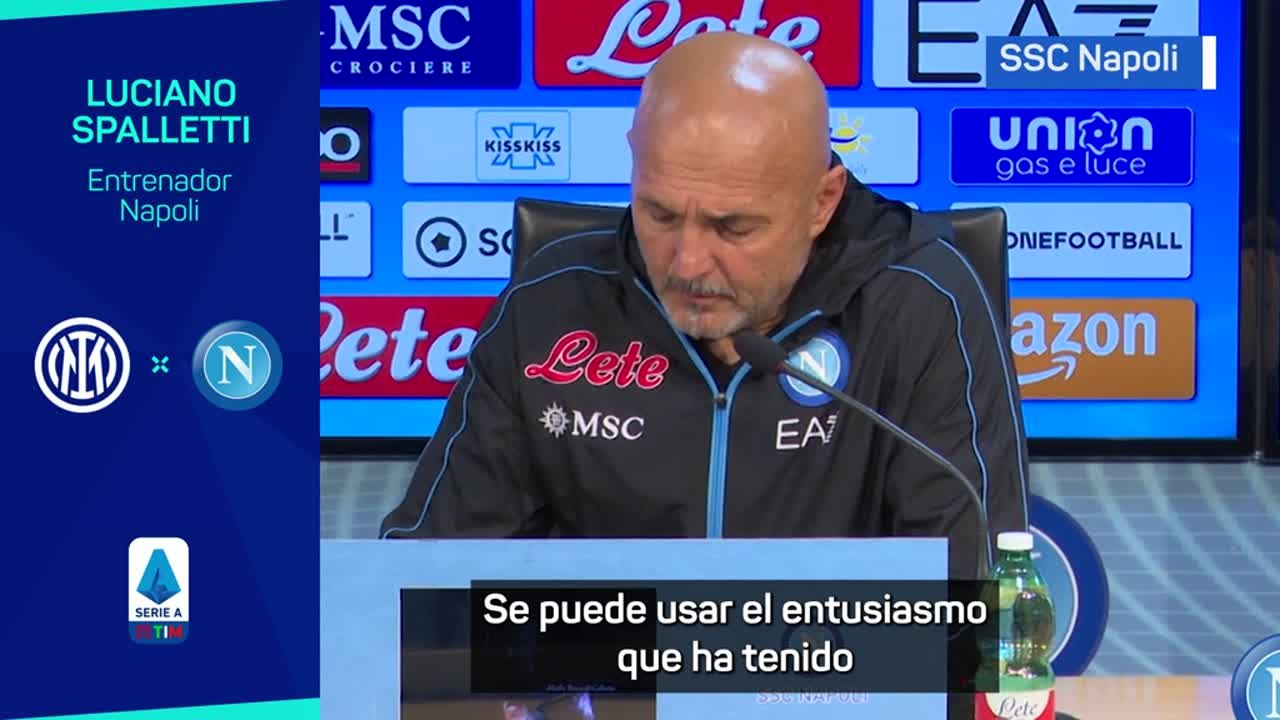 Spalletti compara el entusiasmo de Argentina y Nápoles: "Es vuestra obsesión"