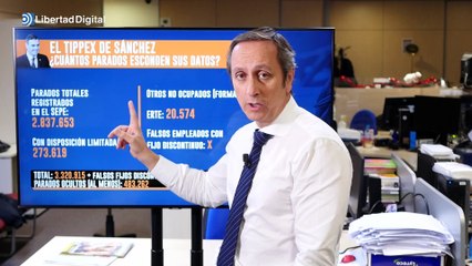 El tippex de Sánchez: ¿Cuántos parados esconden sus datos?