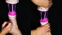 Artist creates JAW-DROPPING gummy leg illusion with her brilliant painting skills!