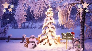 Christmas music piano cover ||  christmas music with fireplace and snow || fireplace with christmas music