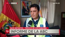 Intensas lluvias provocan colapso de la plataforma en la ruta nueva entre Cochabamba y Santa Cruz