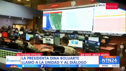 DIna Boluarte hace un llamado a la calma tras el reinicio de protesta en Perú