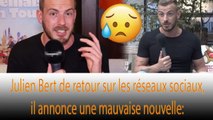 Julien Bert a finalement rompu le silence et annoncé une bien triste nouvelle pour ses fans : ❗❗