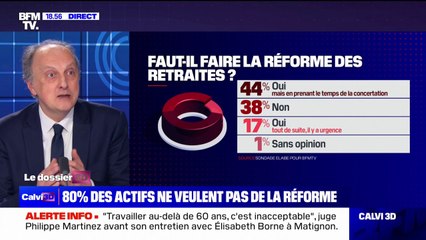 44% des Français estiment qu'il faut faire la réforme des retraites en prenant le temps de la concertation, selon un sondage