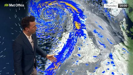 Met Office Evening Weather Forecast 04/01/23 - Unsettled and Mild