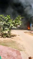 मानसरोवर के रिहायशी इलाकों में बने वेयर हाउस में आग