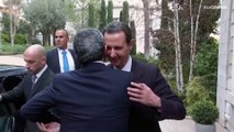 وزير خارجية دولة الإمارات العربية المتحدة يلتقي بالأسد في دمشق