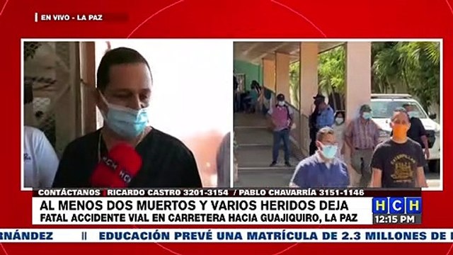 ¡Tragedia! Dos muertos y al menos 15 heridos, al accidentarse carro con cortadores de café en La Paz