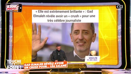 Gad Elmaleh avoue avoir eu un "crush" pour Léa Salamé !