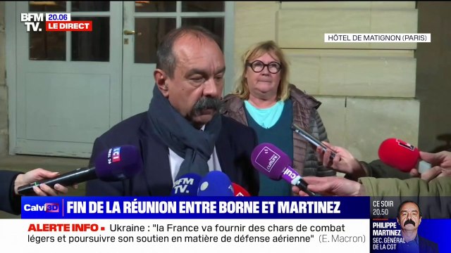 Philippe Martinez (CGT): La Première ministre confirme qu'elle veut nous faire travailler plus longtemps