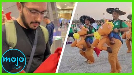 ¡Top 10 veces que FANS MEXICANOS se pasaron de la RAYA en MUNDIALES!