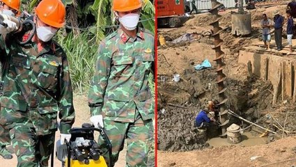 Vietnam'da 35 metre derinliğindeki sütunun içine düşen çocuktan kötü haber geldi