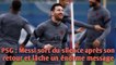 PSG : Messi sort du silence après son retour et lâche un énorme message.