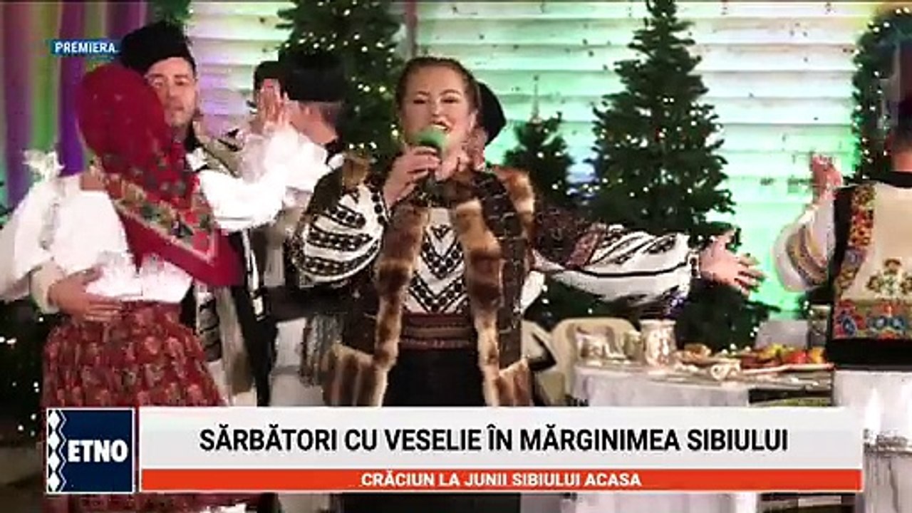 Andreea Haisan - Dragu mi-i aici sa joc (Acasa la Junii Sibiului - ETNO TV - 26.12.2022)