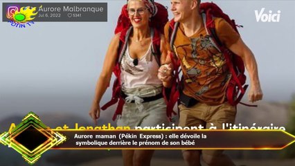 Aurore maman (Pékin Express) : elle dévoile la  symbolique derrière le prénom de son bébé