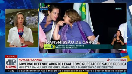 Ministra da Mulher defende aborto legal como responsabilidade de saúde pública