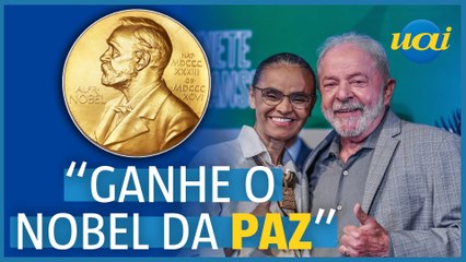 Marina Silva quer desmatamento zero e Nobel da Paz a Lula