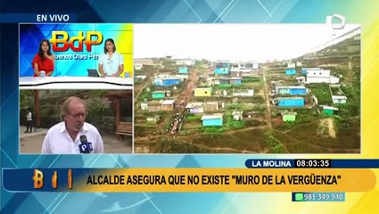 Alcalde de La Molina rechaza término "Muro de la Vergüenza" y asegura que solo es una pirca