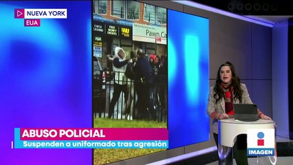 Policía golpea a niña de 12 años