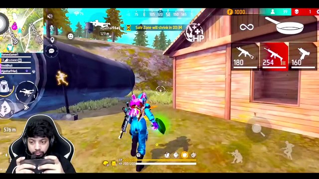 Amitbhai Jod Level Revive In Last Circle - Overpower Gameplay With Ajjubhai - Garena Free Fire R.G