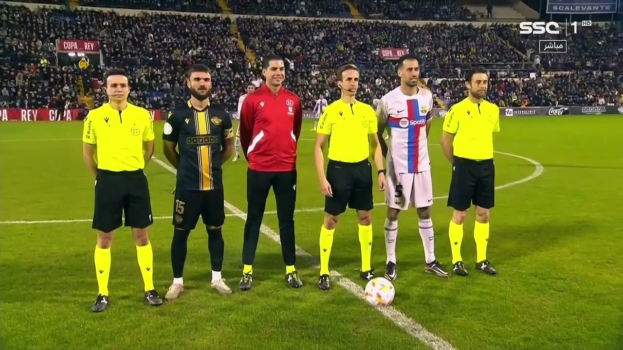 مباراة برشلونة و انتر سيتي الشوط الاول