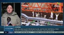 China reitera su oposición a propuesta de Japón de verter al mar agua contaminada de la central de Fukushima
