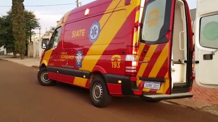 Idosa de 96 anos fica ferida ao sofrer queda