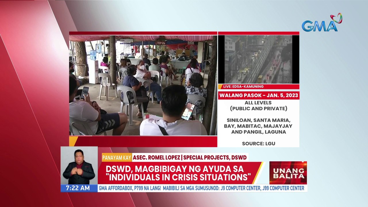 Panayam kay Asec. Romel Lopez, Special Projects, DSWD (January 05, 2023) | UB