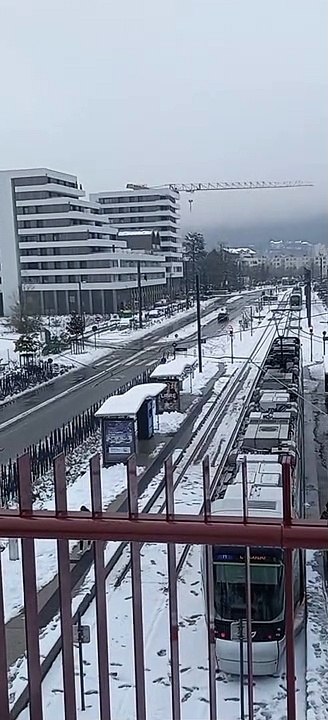La France Sous la Neige  ☃️  Grenoble & Échirolles #Grenoble #Échirolles #Neige (142)