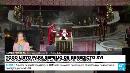 Informe desde Roma: todo está listo para el sepelio del papa emérito Benedicto XVI