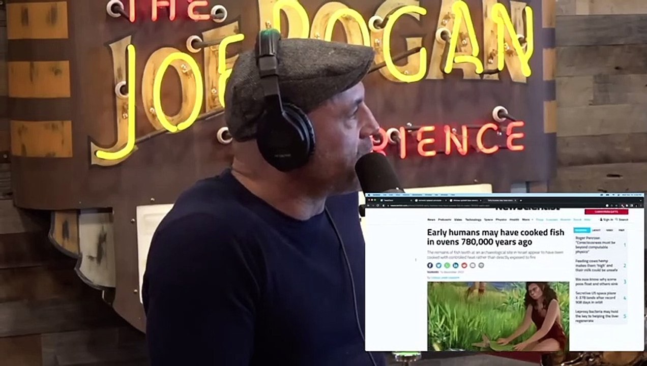 Joe Rogan: New Evidence Humans Were Cooking Fish 700,000+ Years AGO!! & The Discovery Of Troy!