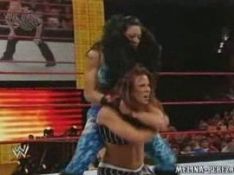 Melina (w Beth) vs. Mickie James (3.07.08 Heat)