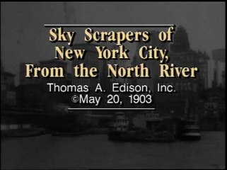 Skyscrapers of New York City, from the North River