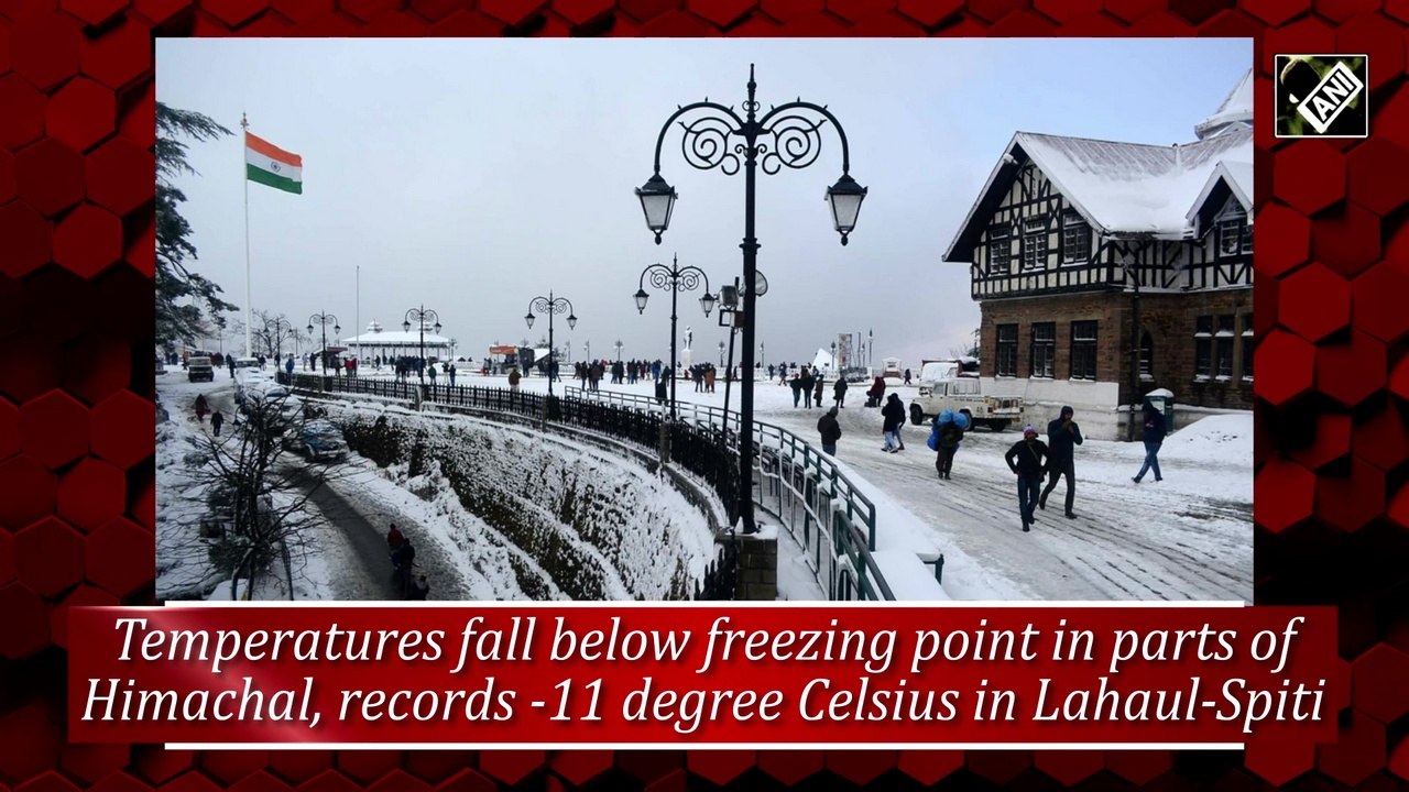 Temperatures fall below freezing point in parts of Himachal, records -11 degree in Lahaul-Spiti