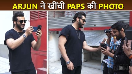 Arjun Kapoor TURNS Photographer For Paparazzi, Did This Thing In Public