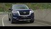 The new Nissan Pathfinder in Blue Trailer
