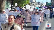 Marchan en Zacatecas por desaparición de familia en Navidad