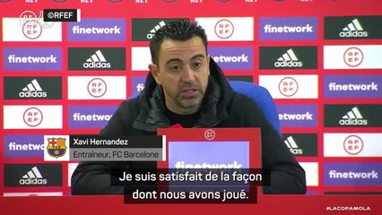 FC Barcelone - Xavi : "Dans l'ensemble, notre football est bon"