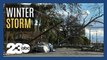 Wild weather over Kern County on Wednesday causes driving hazards, power outages