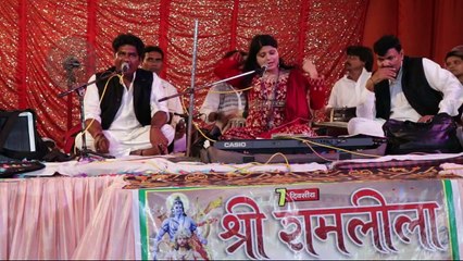 इस जहां में अकेले किधर जायेंगे (geeta chishti) bithoor mela night  ramleela manch bithoor