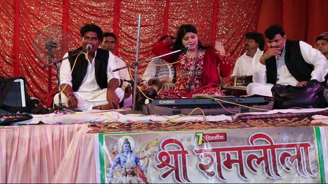 इस जहां में अकेले किधर जायेंगे (geeta chishti) bithoor mela night  ramleela manch bithoor