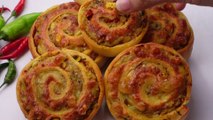 How to make Baked Potato Pinwheels Recipe By Recipes of the world