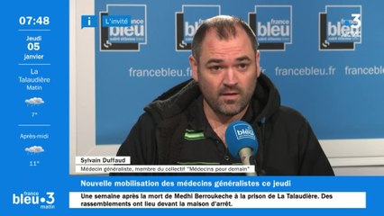 Sylvain Duffaud, médecin à Saint-Étienne et membre du collectif Médecins pour demain