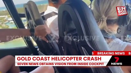 Avustralya'daki helikopter kazasının öncesine ait görüntü ortaya çıktı