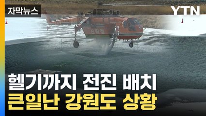 [자막뉴스] 불안감 최고조 ...심각한 강원도 '비상상황' / YTN